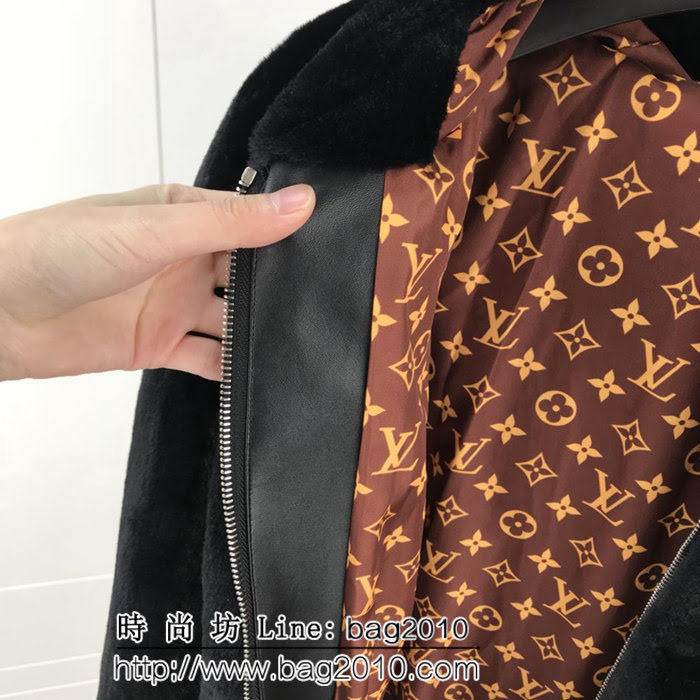 LV路易威登 專櫃同步 網紅明星同款 19Ss早春新款 仿貂毛外套 男女同款 ydi1845